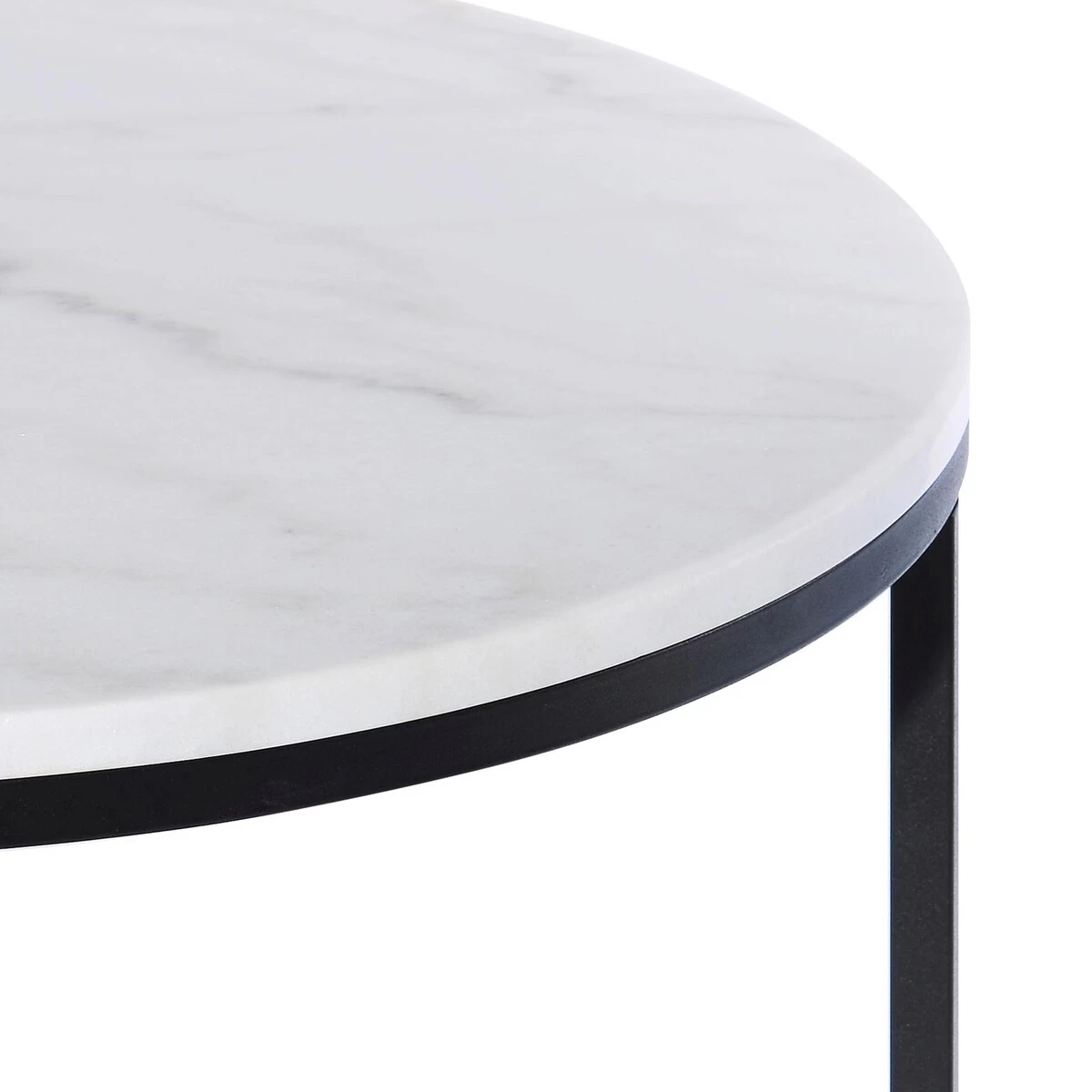 Livingruhm Couchtisch Marmor Weiß 4 Livingruhm Couchtisch Marmor Weiß – Bild 2