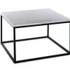 Livingruhm Couchtisch Marmor Weiß Quadratisch