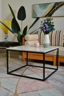 Livingruhm Couchtisch Marmor Weiß Quadratisch -Paulmann Store 01053 24 5 4 1280x1280