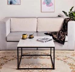 Livingruhm Couchtisch Marmor Weiß Quadratisch -Paulmann Store 01053 24 7 4 1280x1280