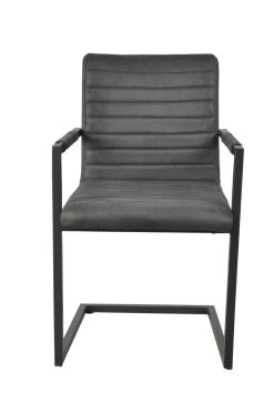 Livingruhm Freischwinger-Stuhl Anthrazit