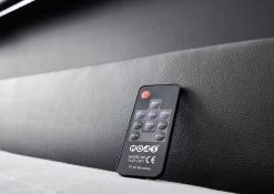 Relita Boxbett MINA Mit LED & USB, Polsterbett Schwarz 140 X 200 Cm 9 Relita Boxbett MINA Mit LED & USB, Polsterbett Schwarz 140 X 200 Cm -Paulmann Store 1132544 XB4514286 B140 Detail Fernbedienung Boxbett MINA mit LED schwarz 140x200 1280x1280