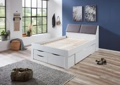 Relita Futonbett Maxi 140 Cm X 200 Cm Spanplatte Weiß Inkl. Rollrost -Paulmann Store 13484 21 1280x1280