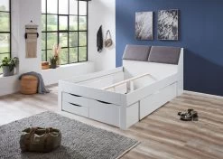 Relita Futonbett Maxi 140 Cm X 200 Cm Spanplatte Weiß Inkl. Rollrost -Paulmann Store 13485 21 1280x1280