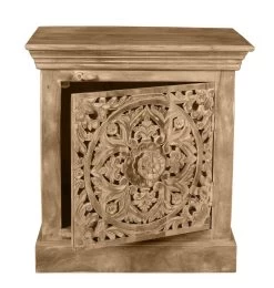 Livingruhm Nacht-Kommode 1 Tür Mango-Holz Natur -Paulmann Store 13759 01 04 4 1280x1280