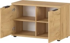 Livingruhm Schuhbank Eiche 75 X 48 X 37 Cm -Paulmann Store 2795 243 pe open a cut 1280x1280