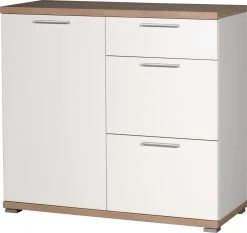 Livingruhm Kommode Eiche Weiß 96 X 88 X 40 Cm