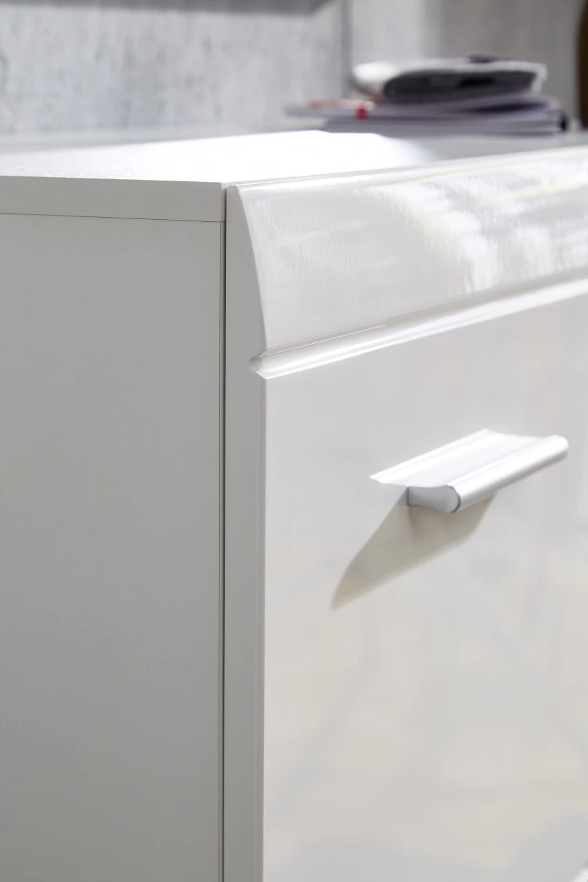 Livingruhm Schuhschrank Weiß Hochglanz 134 X 120 X 36 Cm 4 Livingruhm Schuhschrank Weiß Hochglanz 134 X 120 X 36 Cm – Bild 2