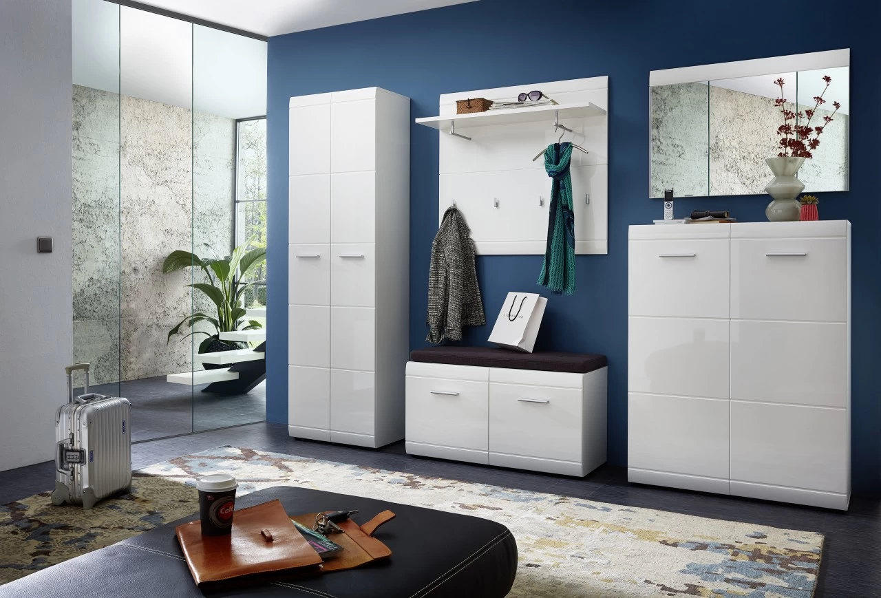 Livingruhm Schuhschrank Weiß Hochglanz 90 X 120 X 36 Cm 3 Livingruhm Schuhschrank Weiß Hochglanz 90 X 120 X 36 Cm