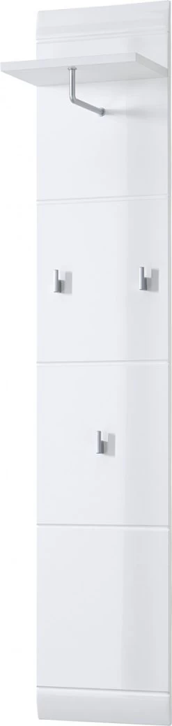 Livingruhm Garderobenpaneel Weiß 30 X 152 Cm