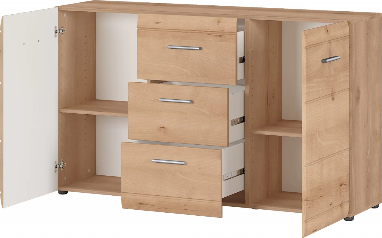 Livingruhm Sideboard Edelbuche 144 X 86 X 40 Cm 5 Livingruhm Sideboard Edelbuche 144 X 86 X 40 Cm – Bild 3