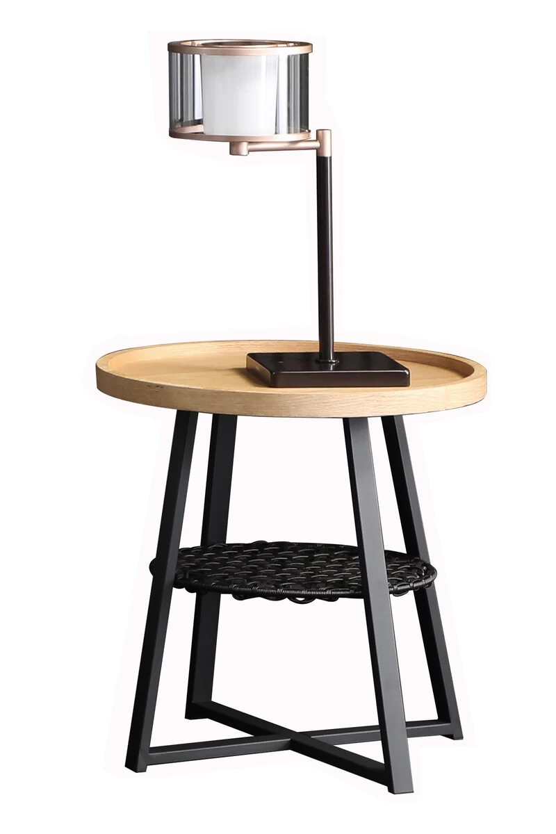 SalesFever Beistelltisch Eiche-Optik 4 SalesFever Beistelltisch Eiche-Optik – Bild 2