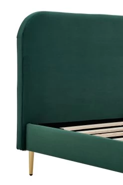 SalesFever Polsterbett Mit Samtbezug 140 X 200 Cm Inklusive Lattenrost Grün – Goldfarben -Paulmann Store 397039 04 4 1280x1280