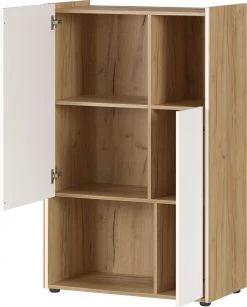 Livingruhm Aktenschrank Eiche Weiß 76 X 121 X 40 Cm 6 Livingruhm Aktenschrank Eiche Weiß 76 X 121 X 40 Cm -Paulmann Store 4158 242 pe open a cut 1280x1280