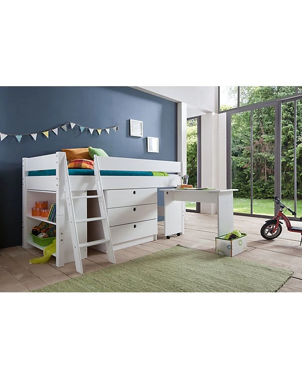 Relita Regal KIM Buche Massiv Weiß Lackiert 3 Relita Regal KIM Buche Massiv Weiß Lackiert