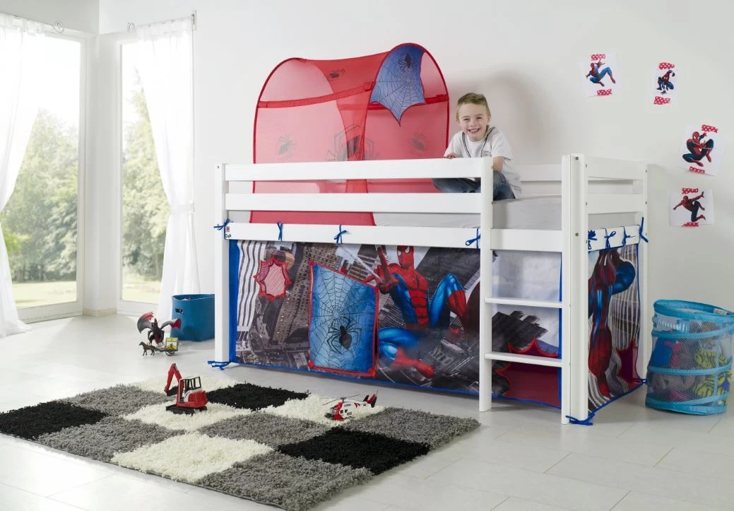 Relita Hochbett ALEX Kinderbett 90 X 200 Cm Buche Massiv Weiß 3 Relita Hochbett ALEX Kinderbett 90 X 200 Cm Buche Massiv Weiß