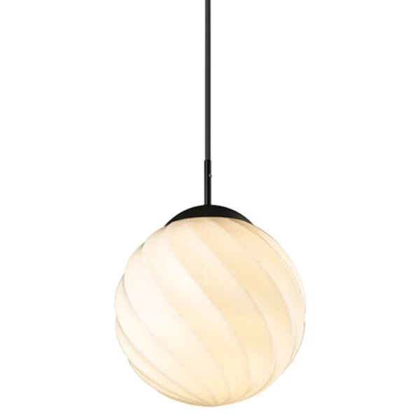 Halo Design Pendelleuchte Twist Ball Ø25 Cm Schwarz 3 Halo Design Pendelleuchte Twist Ball Ø25 Cm Schwarz