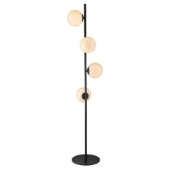 Halo Design Stehleuchte Twist 4 Schwarz -Paulmann Store 739455 twist 4 floor opal black PACKSHOT WEB 600x600 1280x1280