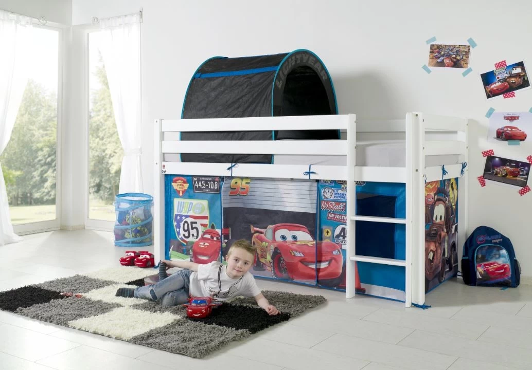 Relita Hochbett ALEX Kinderbett 90 X 200 Cm Buche Massiv Weiß 8 Relita Hochbett ALEX Kinderbett 90 X 200 Cm Buche Massiv Weiß – Bild 6