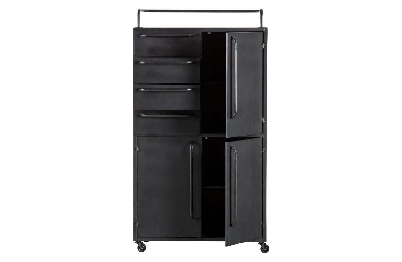 Livingruhm Regal Black Beauty Metall-schwarz 4 Livingruhm Regal Black Beauty Metall-schwarz – Bild 2