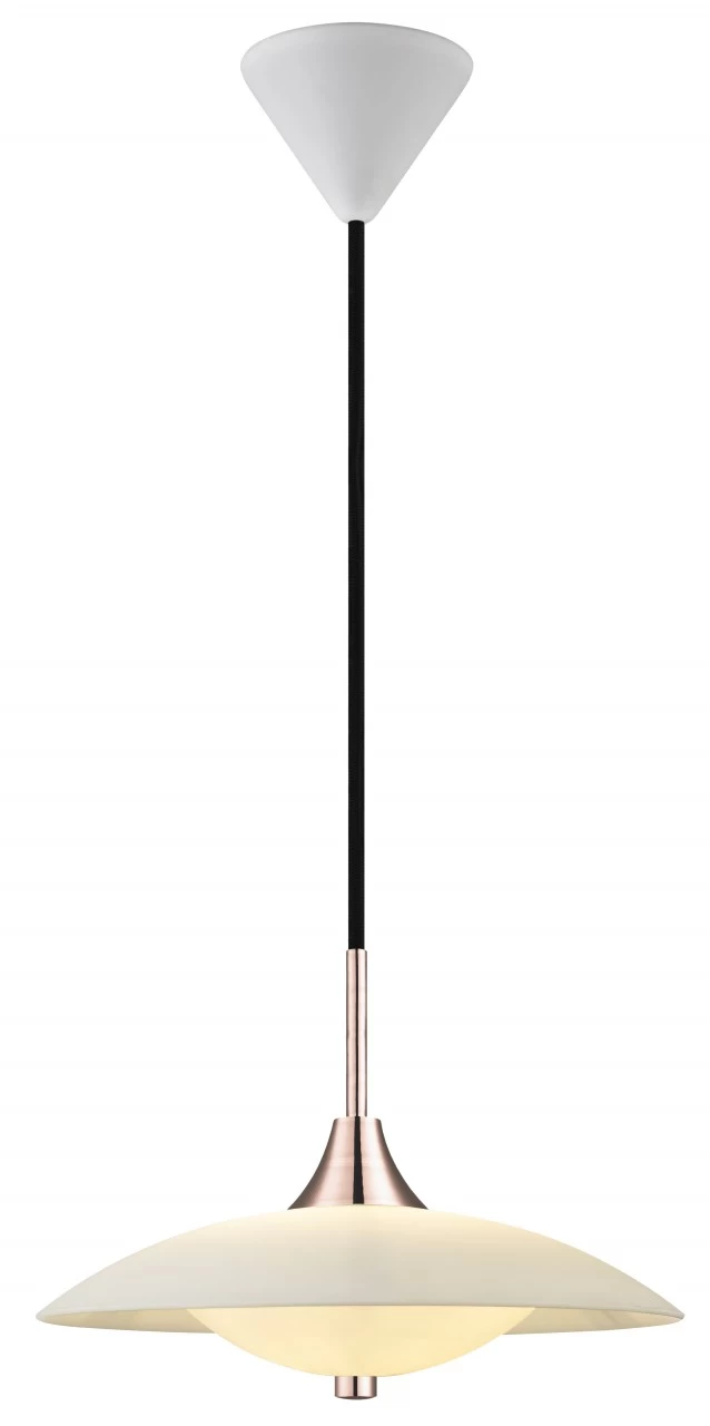 Halo Design Pendelleuchte Baroni Ø30 Cm Opal/Kupfer 3 Halo Design Pendelleuchte Baroni Ø30 Cm Opal/Kupfer