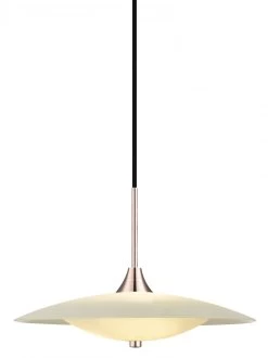Halo Design Pendelleuchte Baroni Ø46 Cm Opal/Kupfer