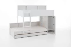 Relita Etagenbett Sina 90 Cm X 200 Cm Mit Kleiderschrank Spanplatte Weiß 21 Relita Etagenbett Sina 90 Cm X 200 Cm Mit Kleiderschrank Spanplatte Weiß -Paulmann Store BE48641150 10 Freisteller 1280x1280