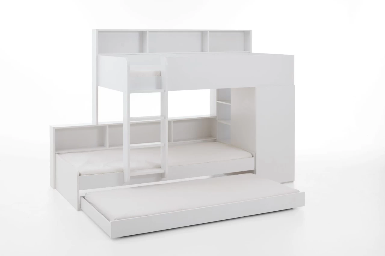 Relita Etagenbett Sina 90 Cm X 200 Cm Mit Kleiderschrank Spanplatte Weiß 12 Relita Etagenbett Sina 90 Cm X 200 Cm Mit Kleiderschrank Spanplatte Weiß – Bild 10