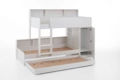 Relita Etagenbett Sina 90 Cm X 200 Cm Mit Kleiderschrank Spanplatte Weiß 23 Relita Etagenbett Sina 90 Cm X 200 Cm Mit Kleiderschrank Spanplatte Weiß -Paulmann Store BE48641150 12 Freisteller 1280x1280