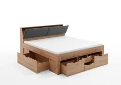 Relita Futonbett Maxi 180 Cm X 200 Cm Artisan Eiche Inkl. Rollrost -Paulmann Store BF4826024 B180 Freisteller 2 1280x1280