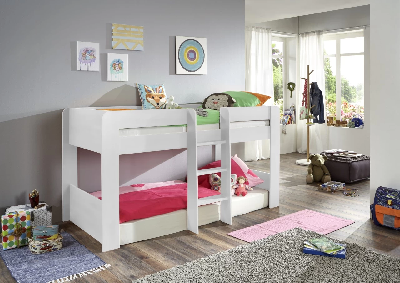 Relita Hochbett Andi 90 X 200 Cm Weiß 4 Relita Hochbett Andi 90 X 200 Cm Weiß – Bild 2