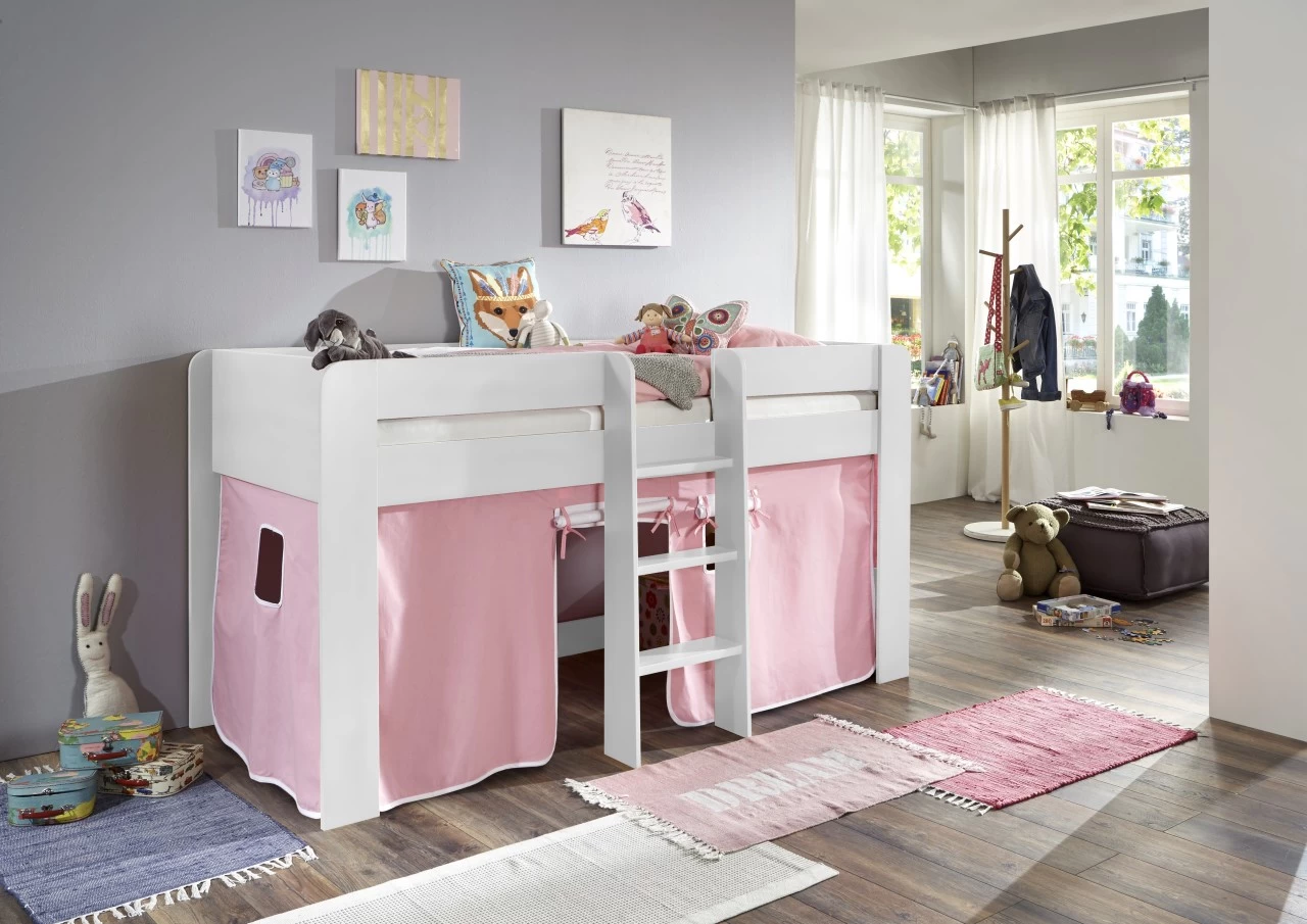 Relita Hochbett Andi 90 X 200 Cm Weiß 5 Relita Hochbett Andi 90 X 200 Cm Weiß – Bild 3