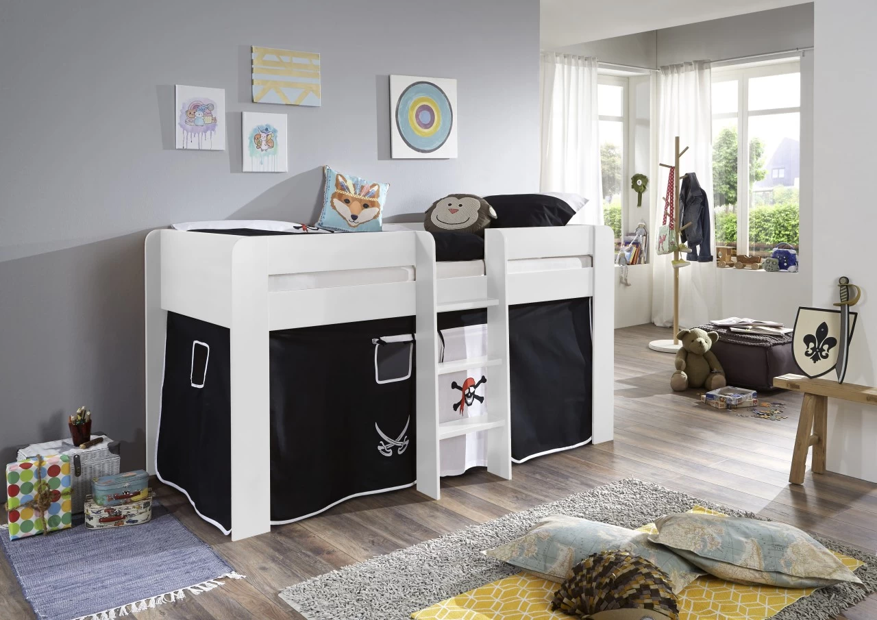 Relita Hochbett Andi 90 X 200 Cm Weiß 6 Relita Hochbett Andi 90 X 200 Cm Weiß – Bild 4