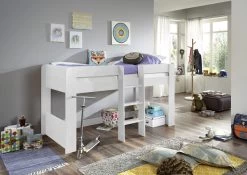 Relita Hochbett Andi 90 X 200 Cm Weiß