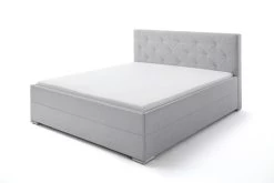 Livingruhm Polsterbett Chicago 180 X 200 Cm Hellgrau