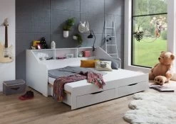 Relita Kojenbett Rene Mit Regal, Ausziehbar, Inkl. 2 Schubladen 17 Relita Kojenbett Rene Mit Regal, Ausziehbar, Inkl. 2 Schubladen -Paulmann Store EB48541150 3 1280x1280