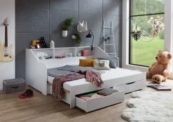 Relita Kojenbett Rene Mit Regal, Ausziehbar, Inkl. 2 Schubladen 18 Relita Kojenbett Rene Mit Regal, Ausziehbar, Inkl. 2 Schubladen -Paulmann Store EB48541150 4 1280x1280