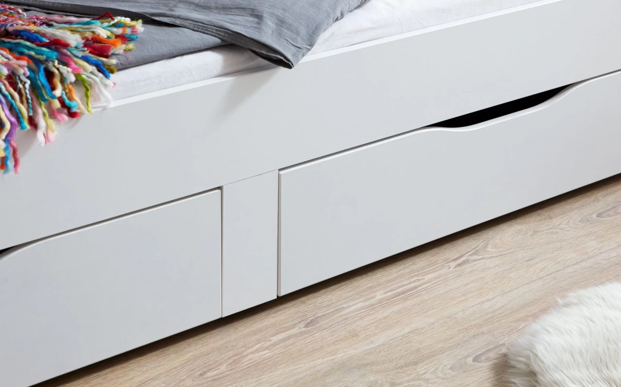 Relita Kojenbett Rene Mit Regal, Ausziehbar, Inkl. 2 Schubladen 8 Relita Kojenbett Rene Mit Regal, Ausziehbar, Inkl. 2 Schubladen – Bild 6