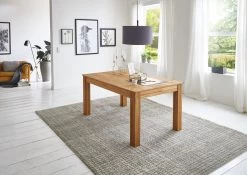 Relita Esstisch Familia 100x160 Doppelt Ausziehbar Natur