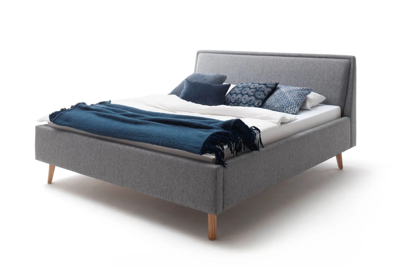 Livingruhm Polsterbett Frieda 160 X 200 Cm Grau 4 Livingruhm Polsterbett Frieda 160 X 200 Cm Grau – Bild 2