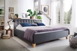 Livingruhm Polsterbett Lucca 180 X 200 Cm Grau