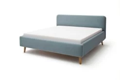 Livingruhm Polsterbett Mattis 160 X 200 Cm Eisblau