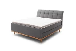 Livingruhm Boxspringbett MILA 200 X 200 Cm Stoff Capri Holzfuß Inkl. Leiste Anthrazit 9 Livingruhm Boxspringbett MILA 200 X 200 Cm Stoff Capri Holzfuß Inkl. Leiste Anthrazit -Paulmann Store Mila KT 2 Capri 1361 anthrazit Leisten seitlich ohne Deko 875 22 feinoQEmy955OPu0U 1280x1280