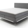 Livingruhm Boxspringbett Milano 160 X 200 Cm Hellgrau -Paulmann Store Milano KT 1 Aspen 92 hellgrau Fuss chrom seitlich 936 21 fein 1280x1280