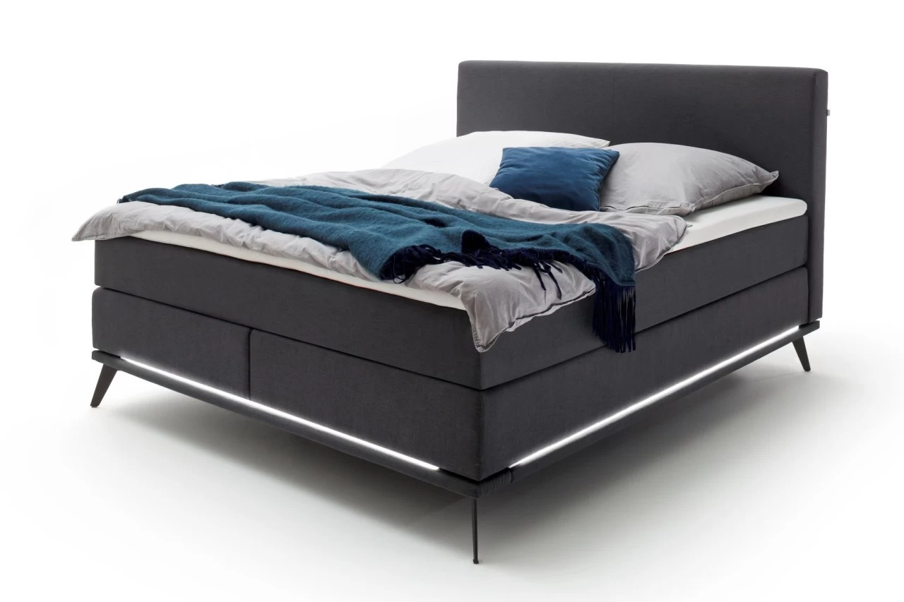 Livingruhm Boxspringbett Milano 180 X 200 Cm Anthrazit 3 Livingruhm Boxspringbett Milano 180 X 200 Cm Anthrazit