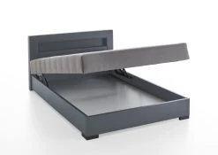 Relita Boxbett MINA Mit LED & USB, Polsterbett Grau 140 X 200 Cm -Paulmann Store XB45124129 B140 12 1280x1280