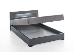 Relita Boxbett MINA Mit LED & USB, Polsterbett Grau 140 X 200 Cm -Paulmann Store XB45124129 B140 13 1280x1280