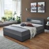 Relita Boxbett MINA Mit LED & USB, Polsterbett Grau 140 X 200 Cm 1 Relita Boxbett MINA Mit LED & USB, Polsterbett Grau 140 X 200 Cm -Paulmann Store XB45124129 B140 2 1280x1280
