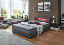 Relita Boxbett MINA Mit LED & USB, Polsterbett Grau 140 X 200 Cm -Paulmann Store XB45124129 B140 5 1280x1280