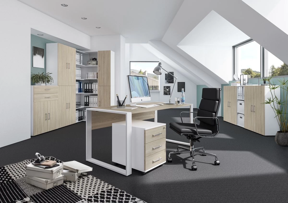 Aktenregal Direct Weiß 6 Ordnerhöhen 40 Cm Breit 7 Aktenregal Direct Weiß 6 Ordnerhöhen 40 Cm Breit – Bild 5